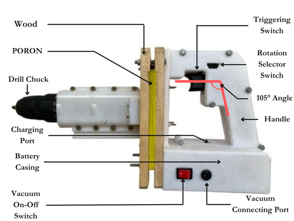 POWER-DRIVEN HAND DRILL MACHINE